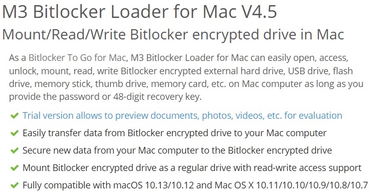 m3 bitlocker loader for linux